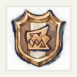 Jäger-Bronzeschild