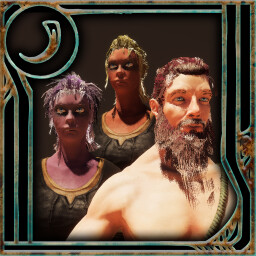 Dorfbewohner-Drilling