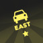 Car insignia 'East'